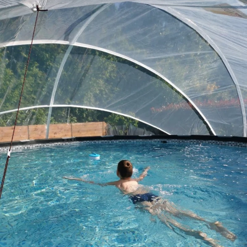 SunnyTent Round Pool Dome Cover (Size XL – ø 21 ft.)