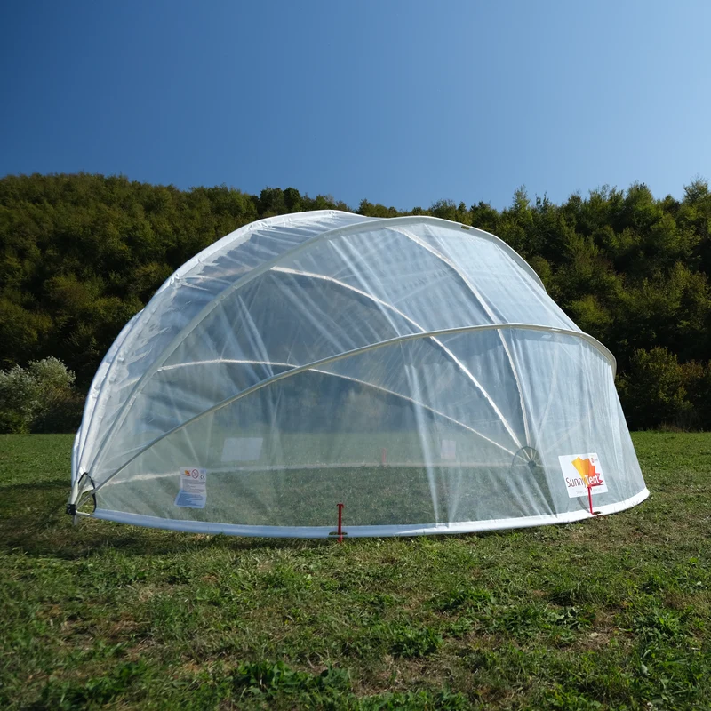 SunnyTent Round Pool Dome Cover (Size L+ – ø 19.4 ft.)