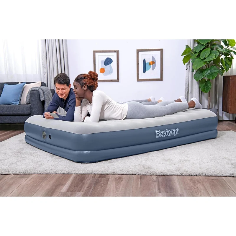 Bestway - Tritech Colchón hinchable con bomba recargable incorporada