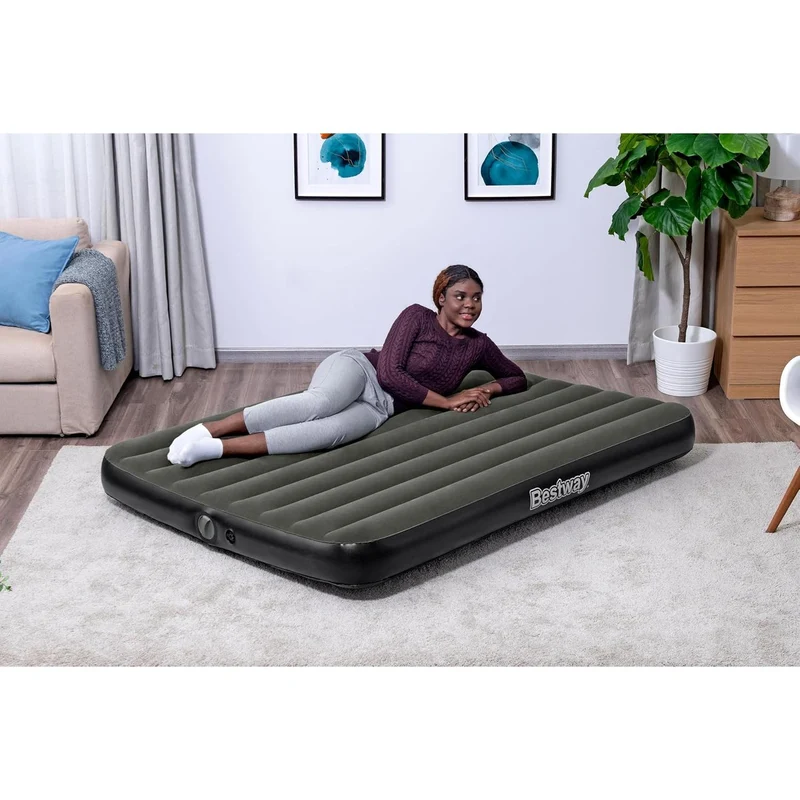 Bestway - Tritech Colchón hinchable con bomba recargable incorporada