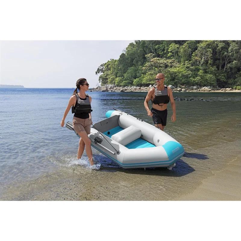 Bestway – Barca hinchable Hydro-Force Corinth Elite Boat Set (230 × 130 × 33 cm)