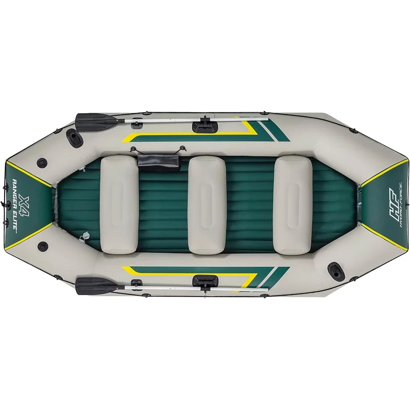 Bestway – Barca hinchable Hydro-Force Ranger Elite X4 Raft Set (320 × 148 cm)