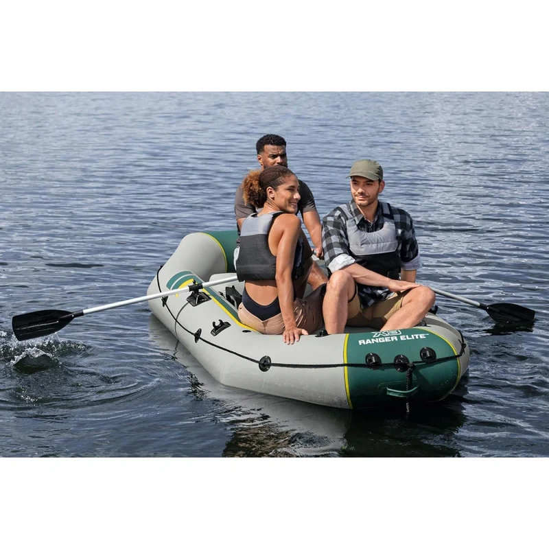 Bestway – Barca hinchable Hydro-Force Ranger Elite X3 Raft Set (295 × 130 cm)