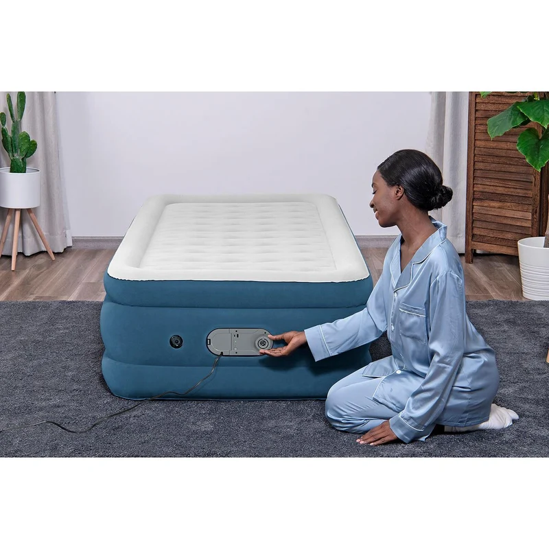 Bestway - AlwayzAire Colchón hinchable con doble bomba integrada