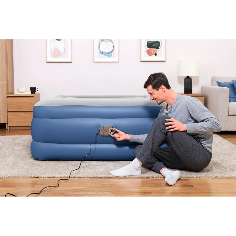 Bestway - Tritech Cama hinchable con motor integrado