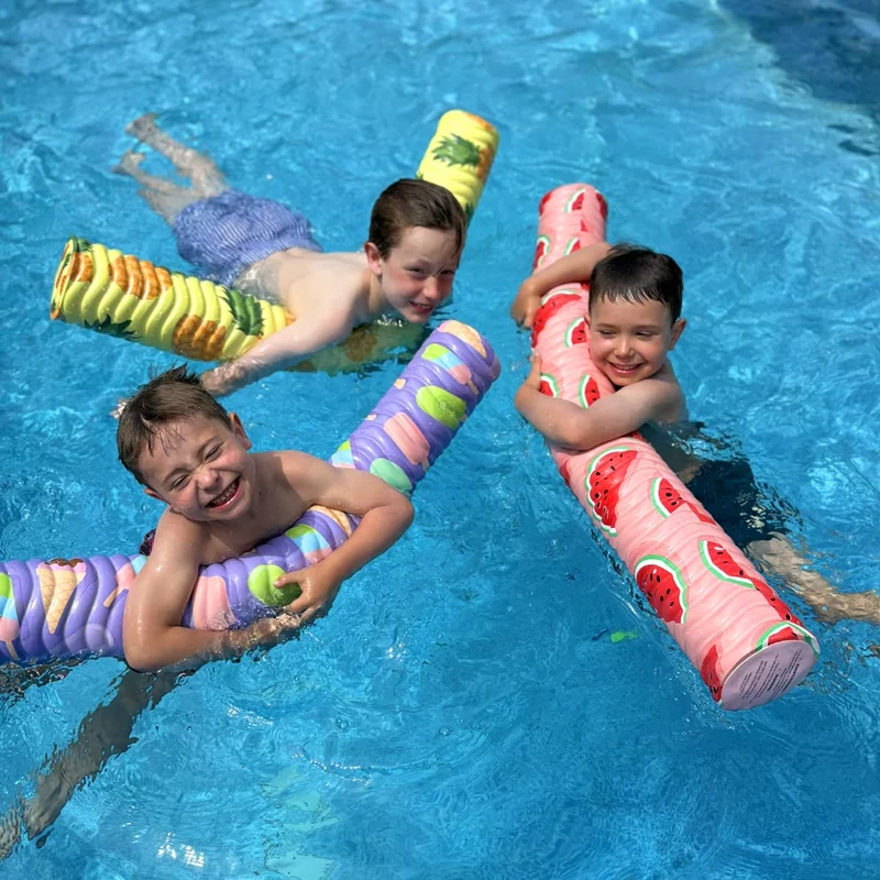 Nouilles de piscine assorties : Popsicle, Lime, Pêche et Mer