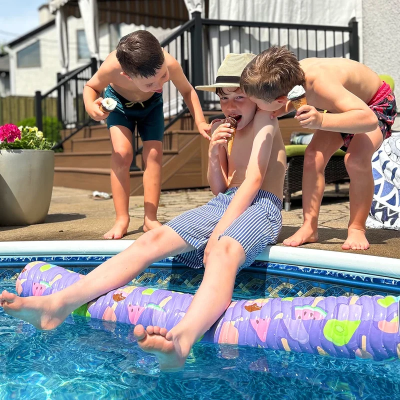 Nouilles de piscine assorties : Popsicle, Lime, Pêche et Mer