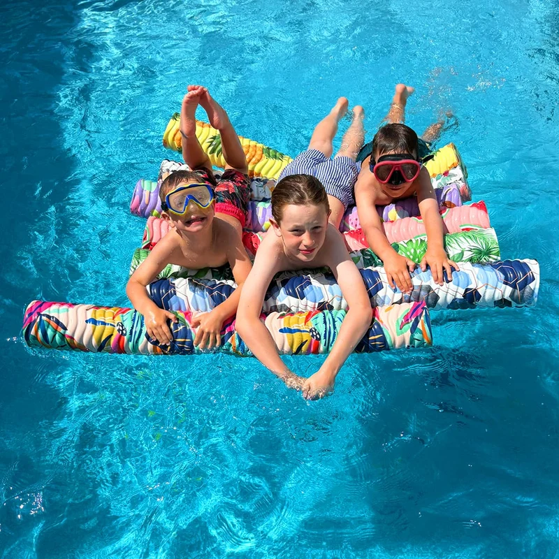 Nouilles de piscine assorties : Popsicle, Lime, Pêche et Mer