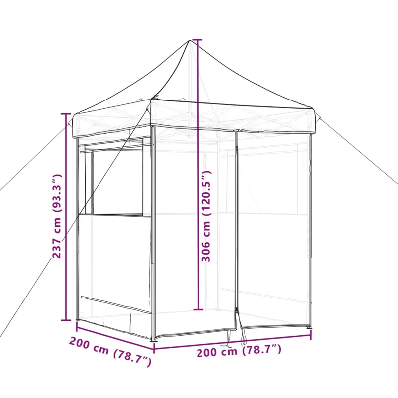 Partytent Oxford Stof