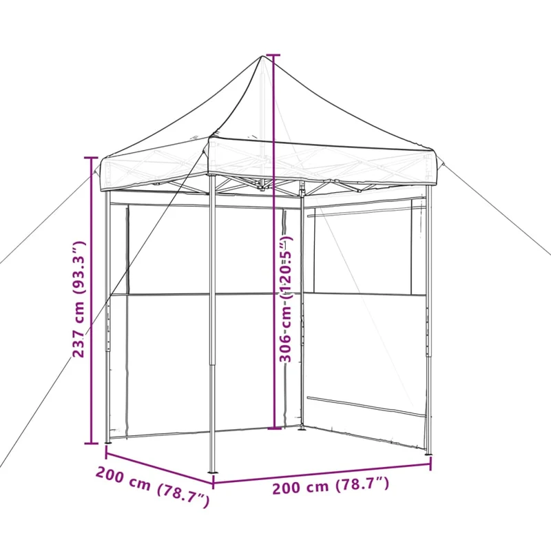 Partytent Oxford Stof