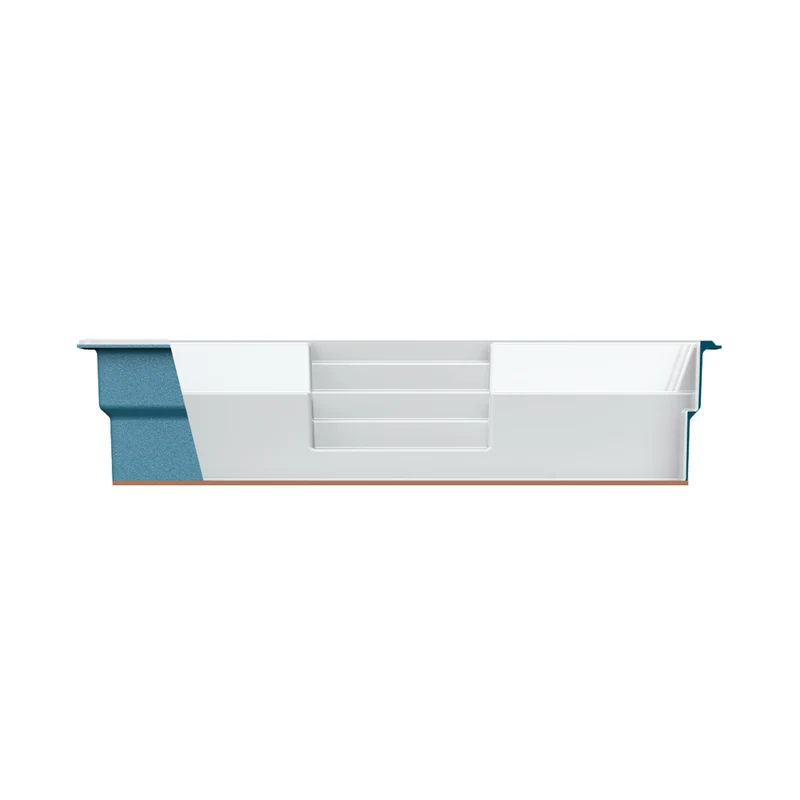 Piscine en fibre de verre - 12 x 22 pi