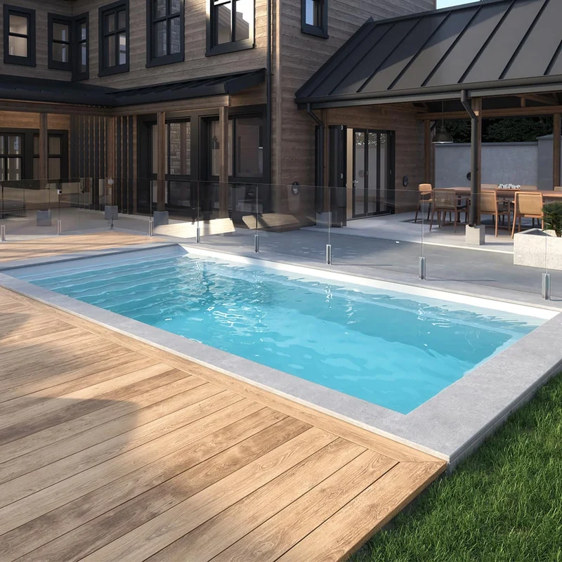 Piscine en fibre de verre - 11 x 23 pi