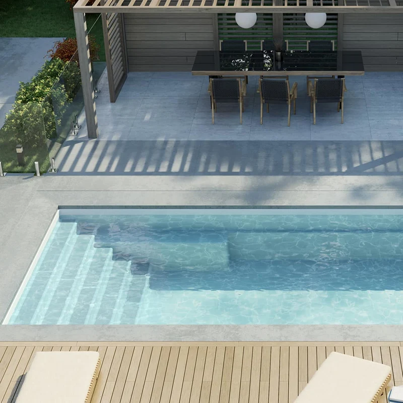 Piscine en fibre de verre - 12 x 20 pi