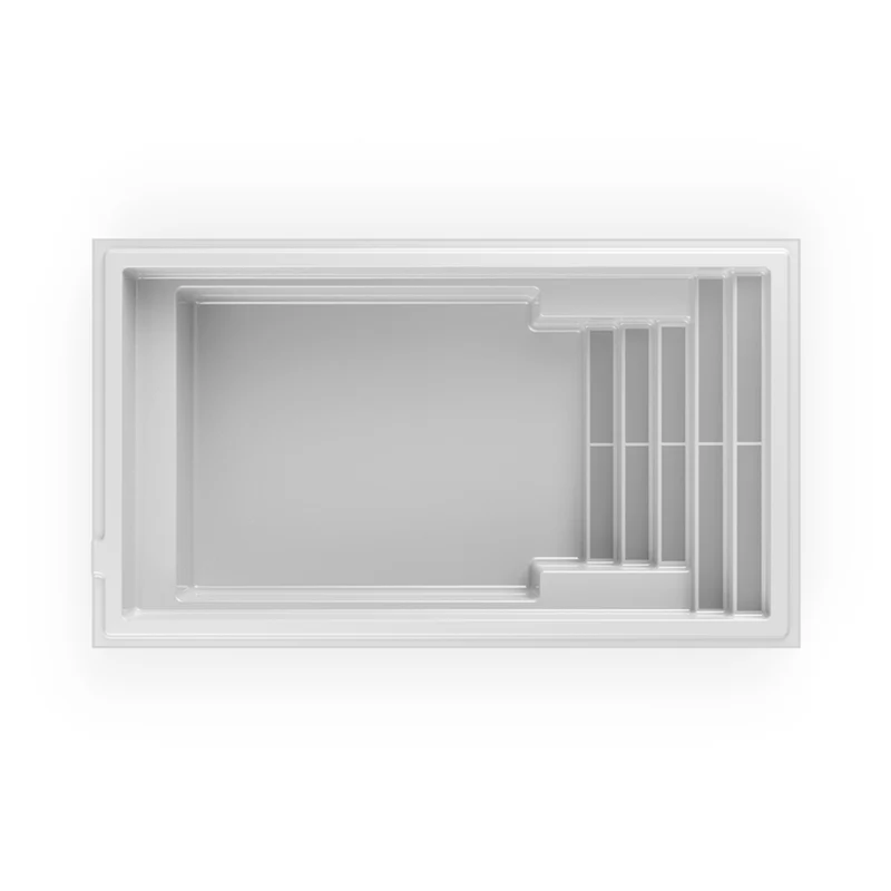 Piscine en fibre de verre - 11 x 19 pi