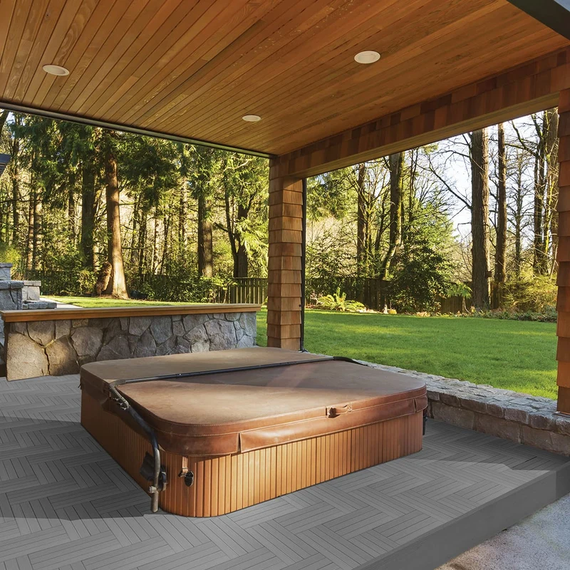 Tuile de terrasse en composite - 12 x 24 po