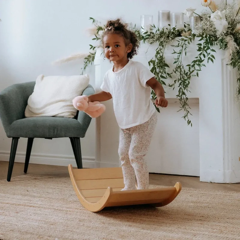 PlayBoard Plateau Oscillant en Bois - Jeu Montessori - All Circles