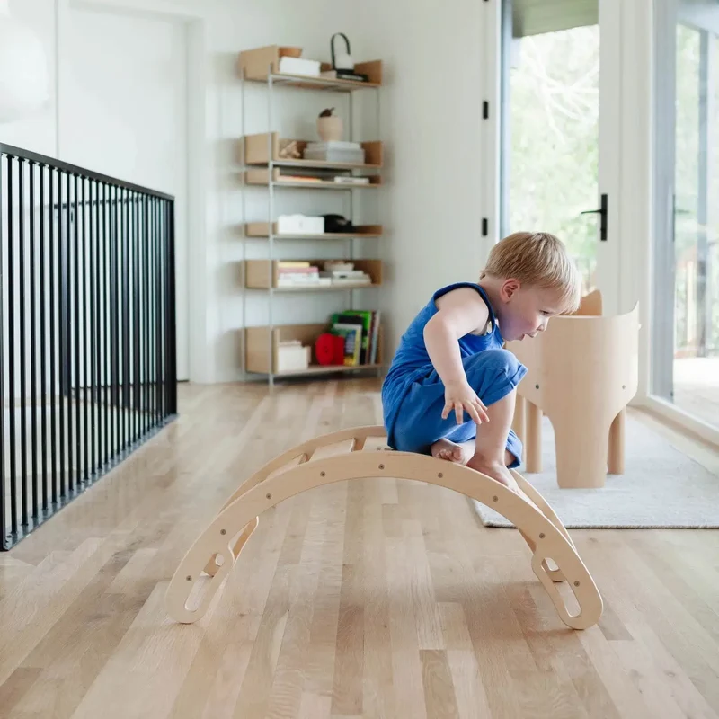PlayArch Planche d'Équilibre et Bascule - Jeu Montessori ( 1 an et +) - All Circles
