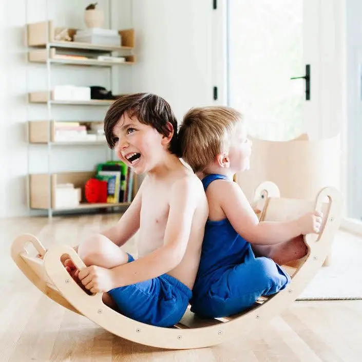 PlayArch Planche d'Équilibre et Bascule - Jeu Montessori ( 1 an et +) - All Circles