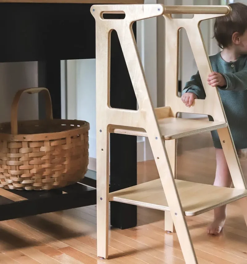 PlayTower Tour en Bois pour Tout-Petits - Jeu Montessori Enfant - All Circles