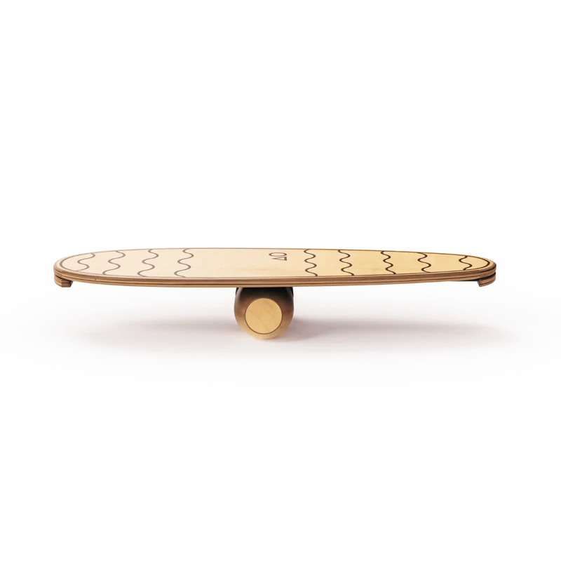 PlaySurfer Planche de Surf Kids Balance - Jeu de motricité enfant (4 à 12 ans) - All Circles