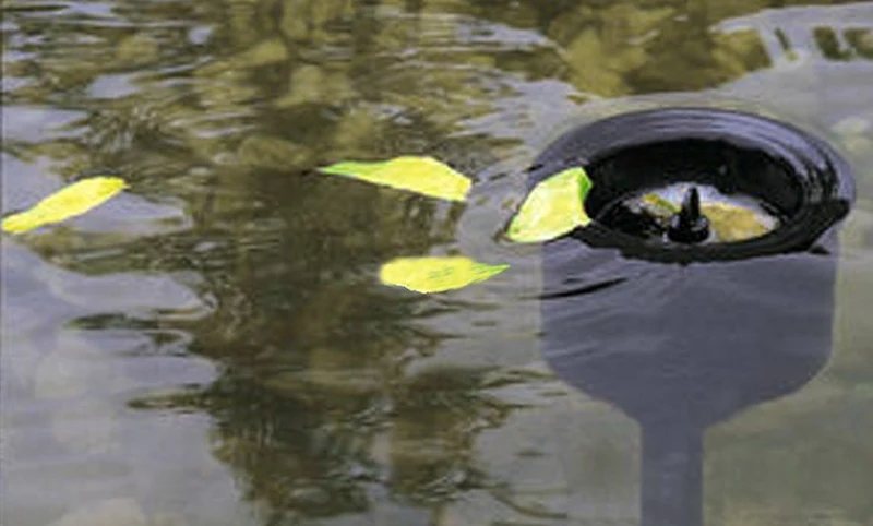 Aquaforte drijvende skimmer op standaard