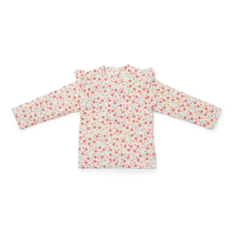 Langarm-Badeshirt Sunny Flowers Multi Colour | Little Dutch