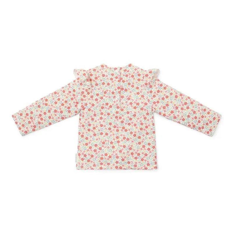 Langarm-Badeshirt Sunny Flowers Multi Colour | Little Dutch