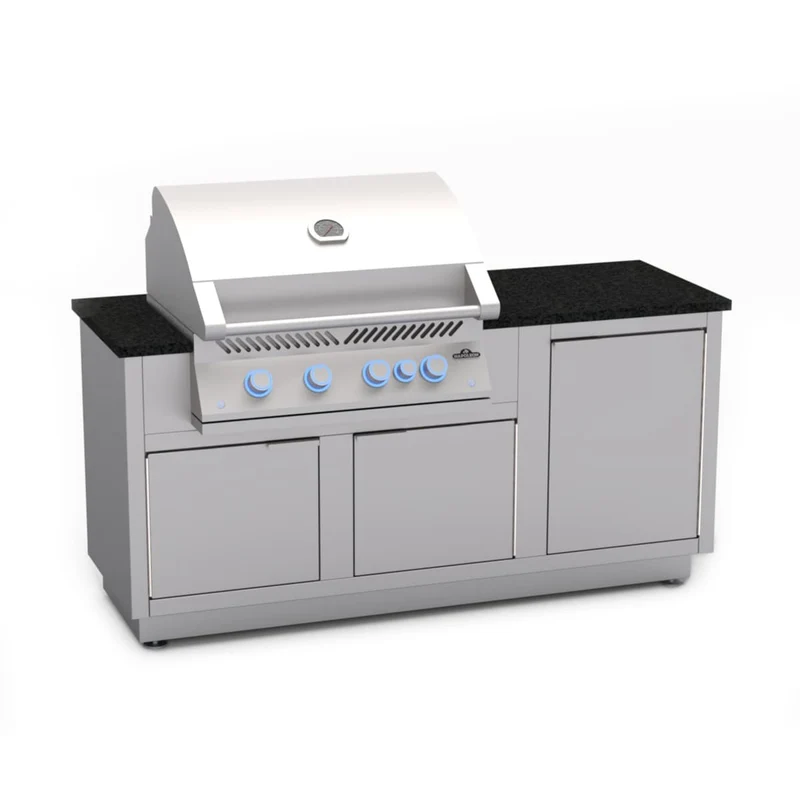 Module de cuisine extérieure pour BBQ avec portes