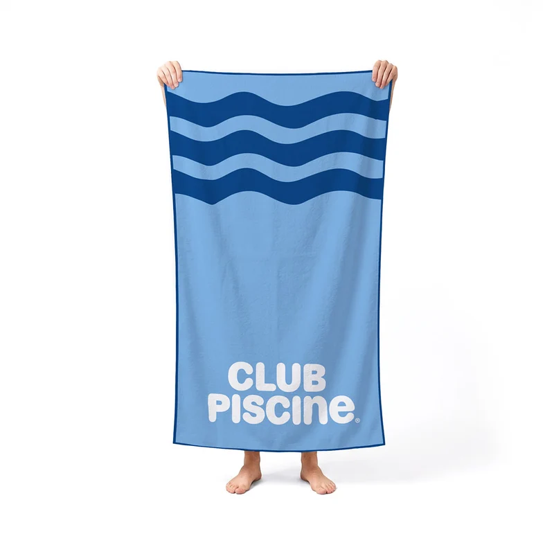 Serviette de plage SOLEM x CLUB PISCINE