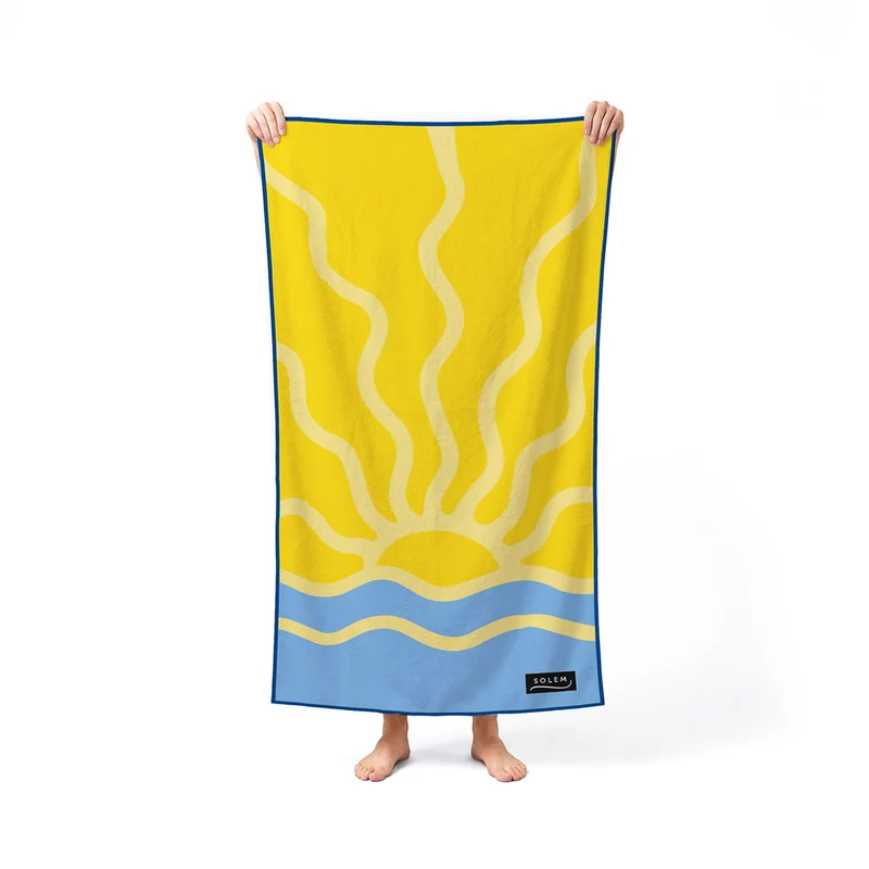 Serviette de plage SOLEM x CLUB PISCINE
