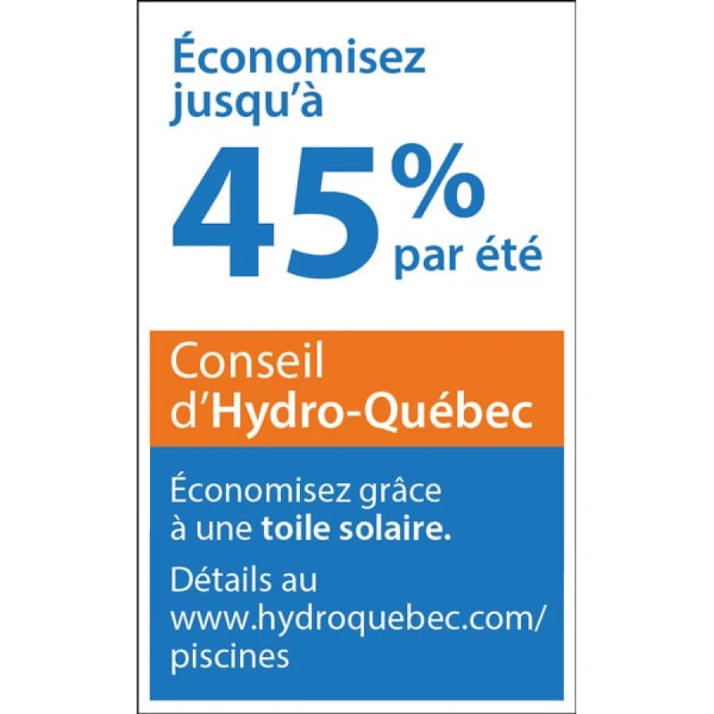 Toile solaire rectangulaire - 7 mm