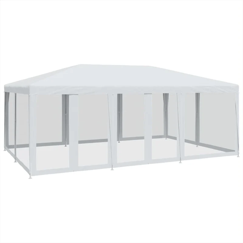 Partytent Met 10 Mesh Zijwanden Hdpe
