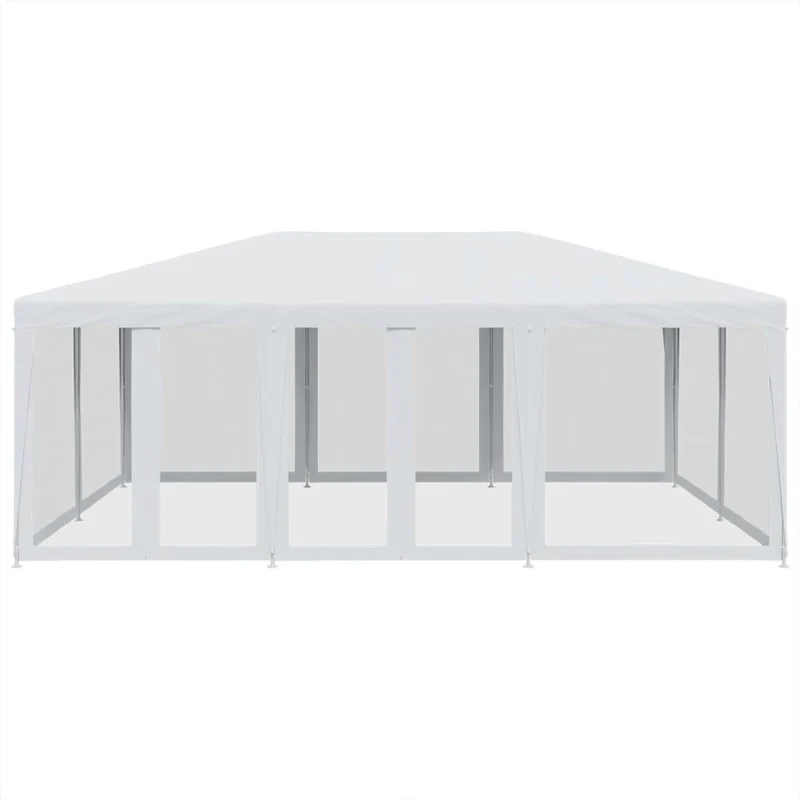 Partytent Met 10 Mesh Zijwanden Hdpe
