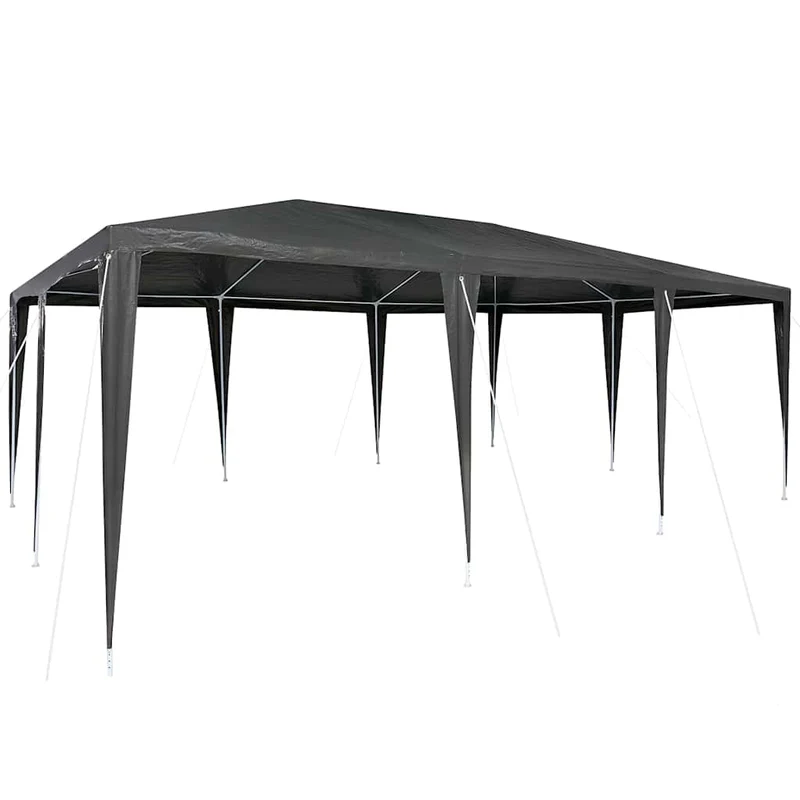 Partytent Antraciet 600 X 400 X 266 Cm Polyethyleen En Staal