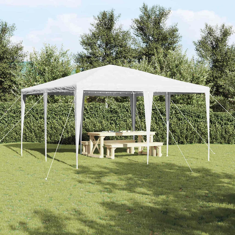 Partytent 400 X 400 X 266 Cm Polyethyleen En Staal