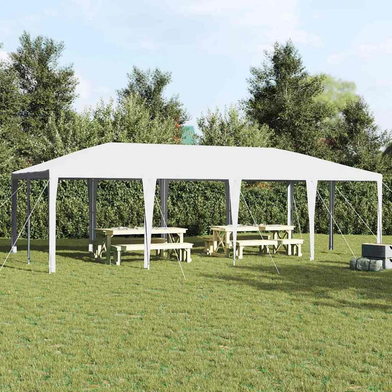 Partytent Wit 800 X 400 X 266 Cm Polyethyleen En Staal