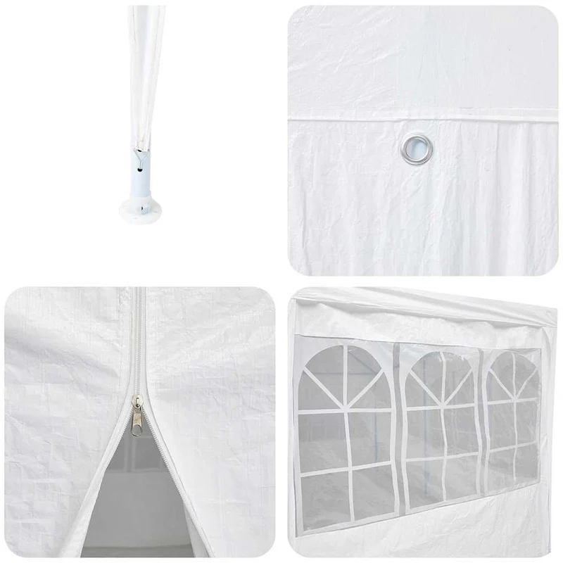 Partytent 800 X 400 X 266 Cm Wit Polyetheen