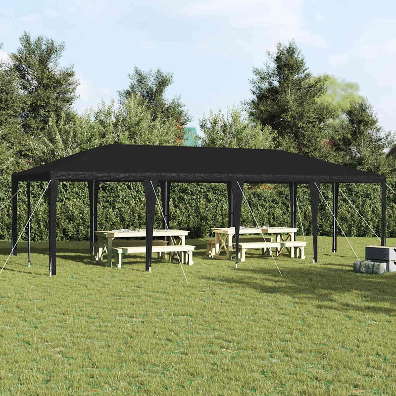 Partytent Antraciet 800 X 400 X 266 Cm Polyethyleen En Staal
