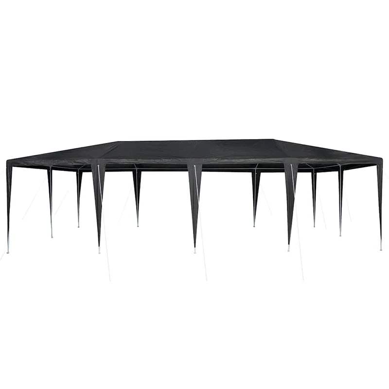 Partytent Antraciet 800 X 400 X 266 Cm Polyethyleen En Staal