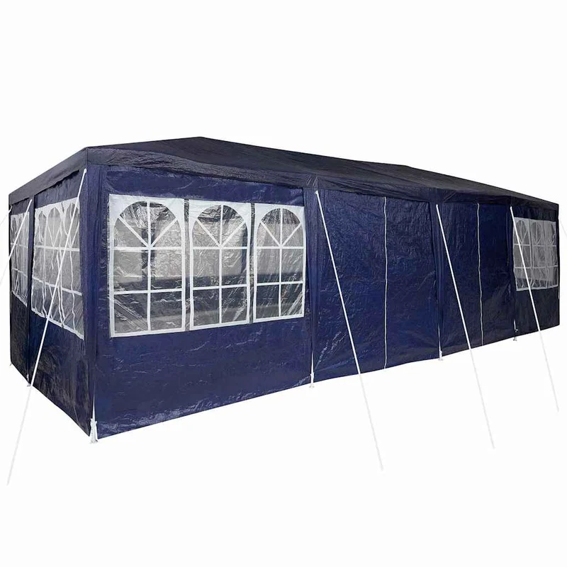 Partytent 800 X 400 X 266 Cm Blauw Polyetheen