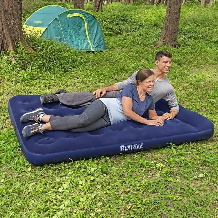 Bestway - Colchón hinchable con bomba de pie integrada