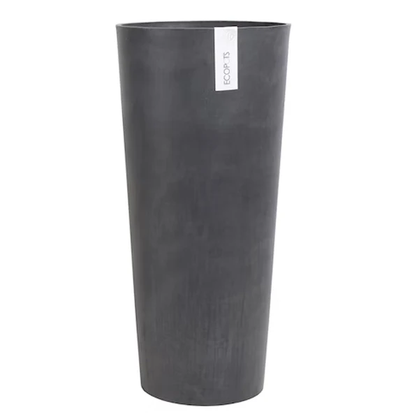 VASO TONDO ALTO AMSTERDAM NERO D30XH50CM
