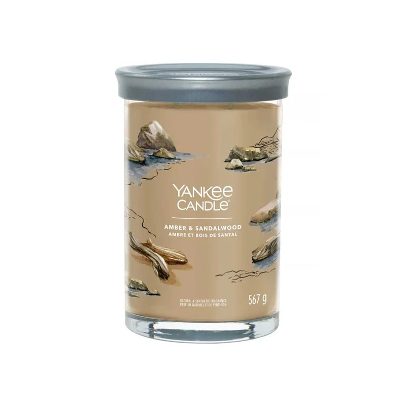 CANDELA TUMBLER GRANDE AMBER & SANDALWOOD