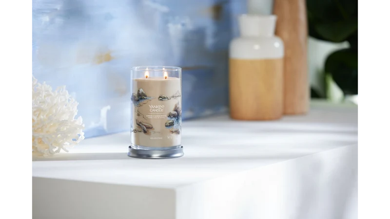 CANDELA TUMBLER GRANDE AMBER & SANDALWOOD