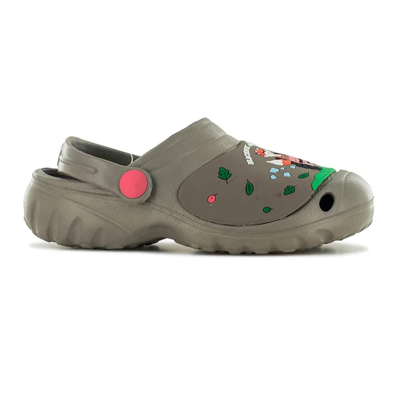CIABATTE SABOT DA BAMBINA TG.34/35 GRIGIO CLEVER
