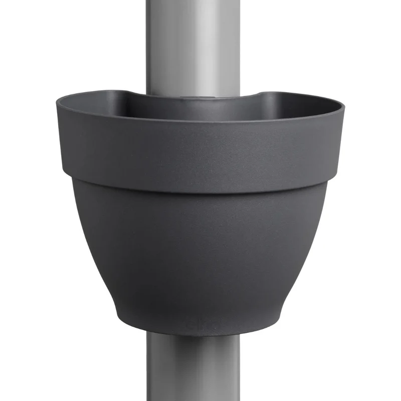 VASO VIBIA CAMPANA DRAINPIPE CLICKER 22CM ANTRACITE