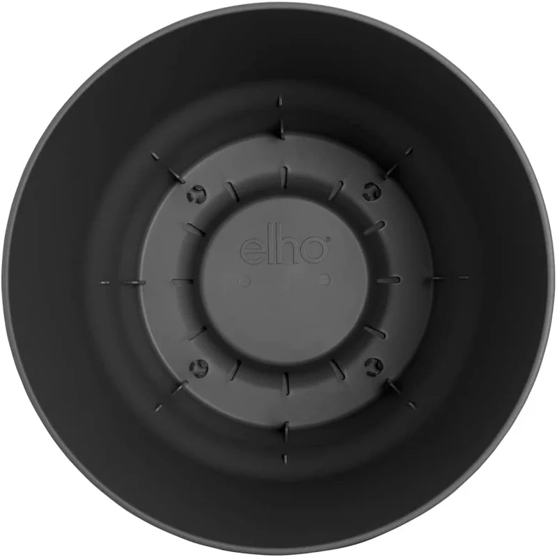 VASO GREENVILLE ROUND 14CM LIVING BLACK