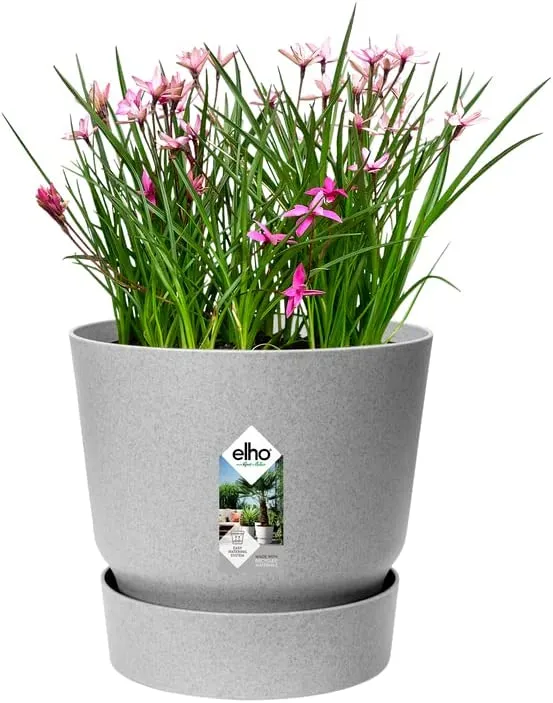 VASO GREENVILLE ROUND 16CM LIVING CONCRETE
