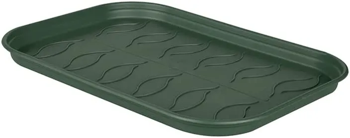 SOTTOVASO GREEN BASICS GROW TRAY SAUCER L LEAF GREEN