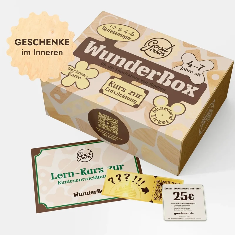 WunderBox 4-7 Years Screen Free Learning With 5 Educational Toys Parent Course And Creative Activities